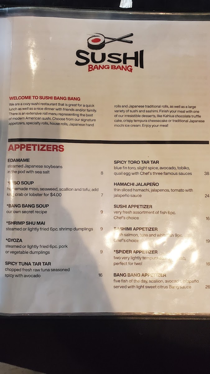 Sushi Bang Bang Menu - Image 4